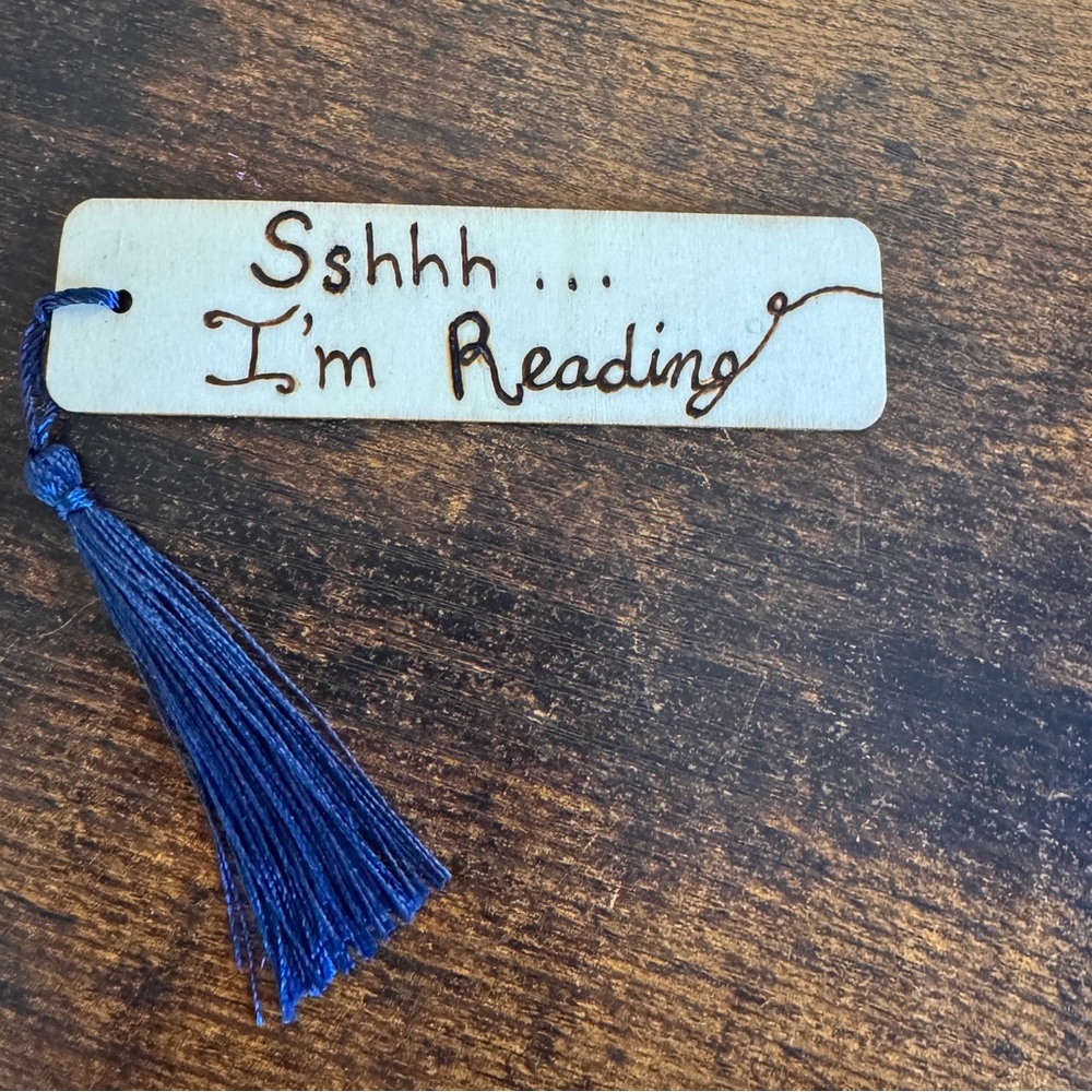 Wooden Bookmark with Tassel